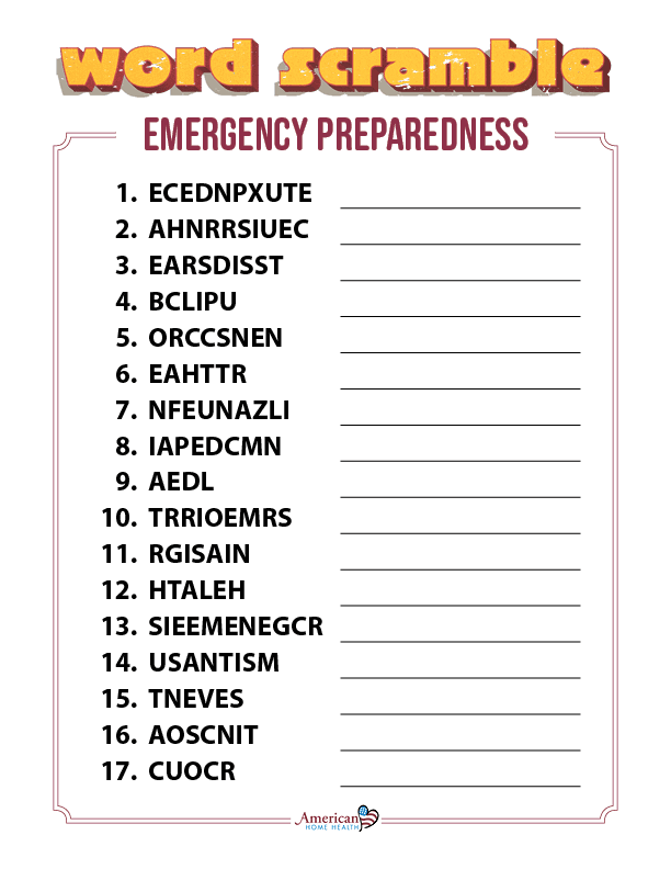 Emergency Preparedness For the Home