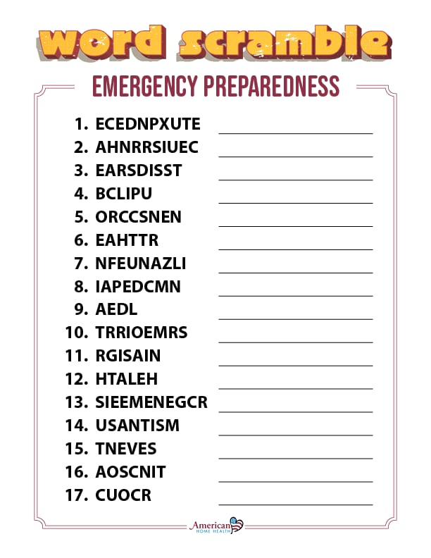 Emergency Preparedness For the Home