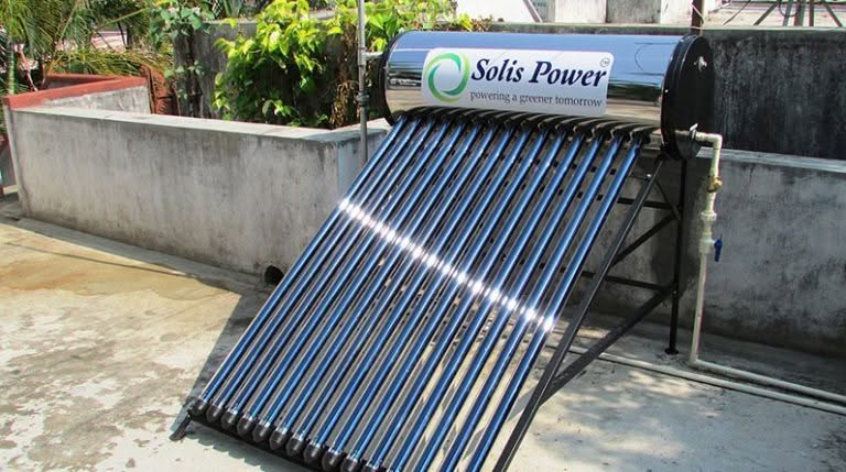 Solar Powered Water Heater